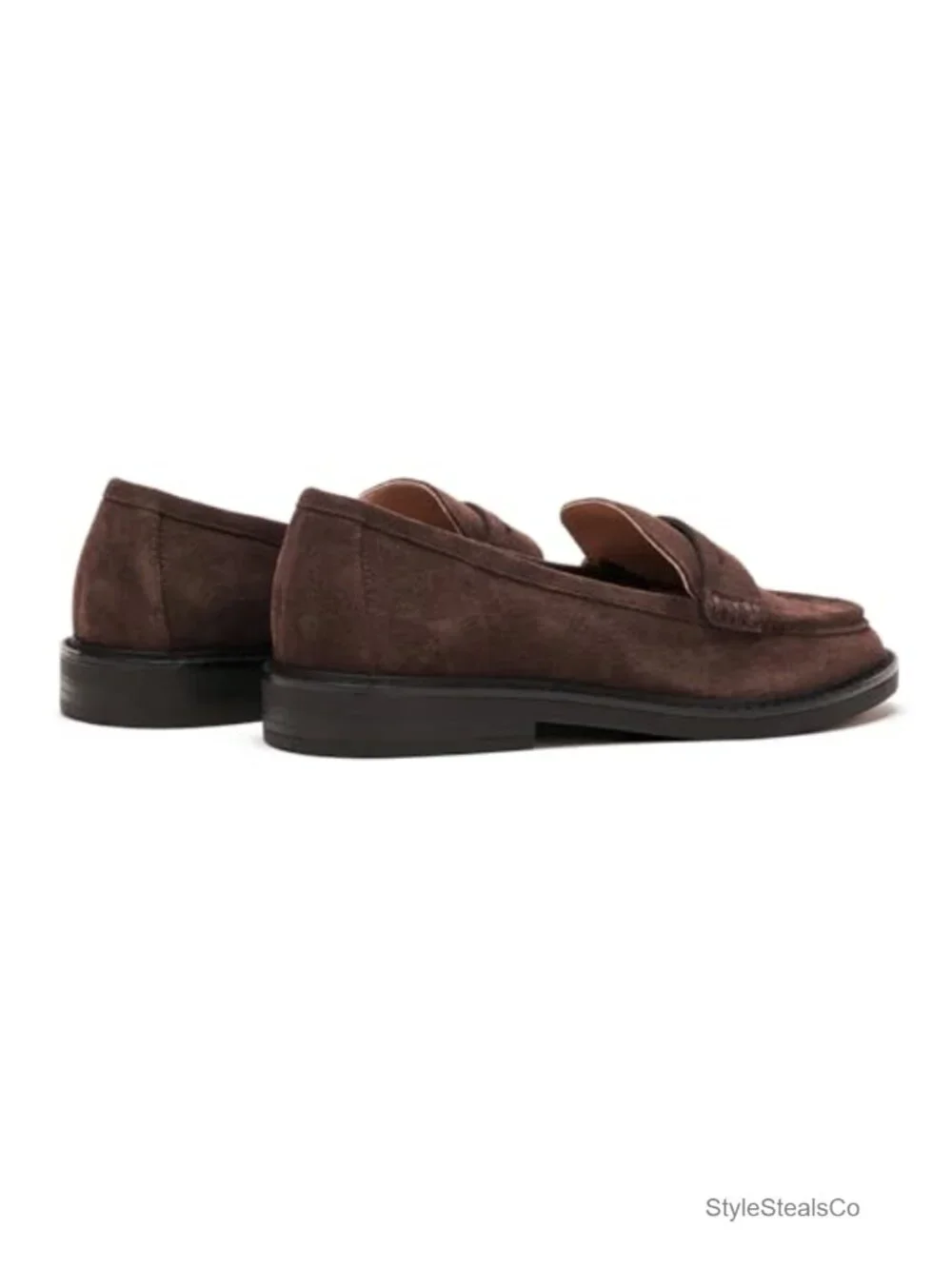 Genuine Leather Penny Loafers Nappa Mocc Cushioned